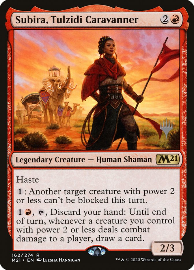 Subira, Tulzidi Caravanner (Promo Pack) [Core Set 2021 Promos] | Tabernacle Games