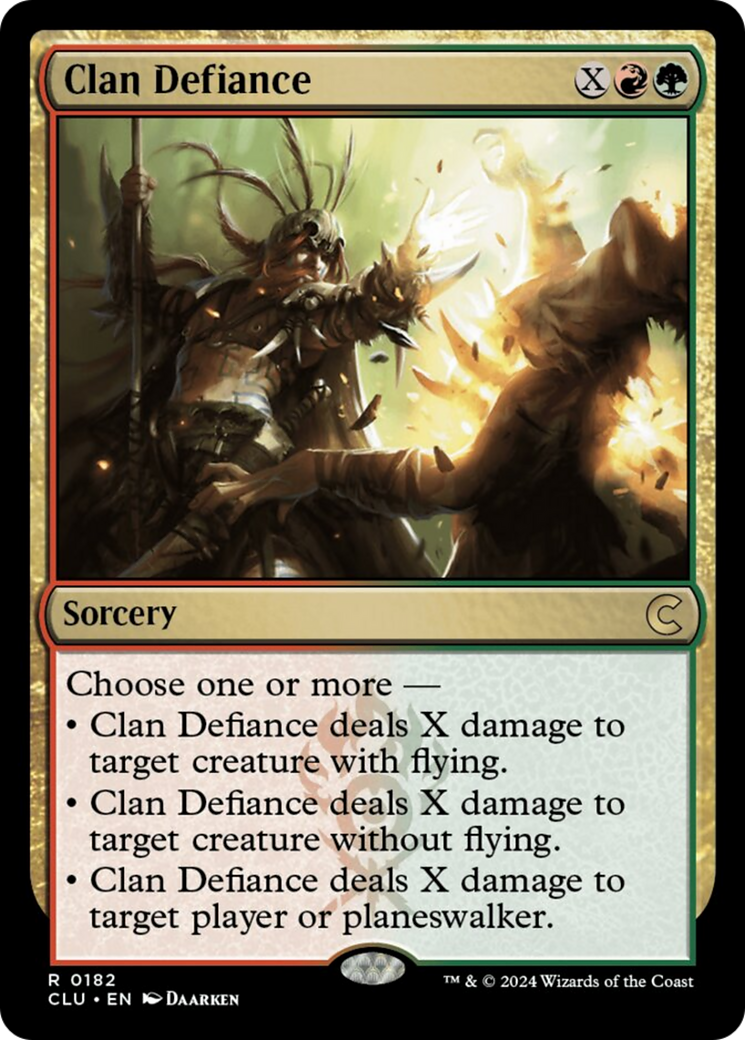 Clan Defiance [Ravnica: Clue Edition] | Tabernacle Games