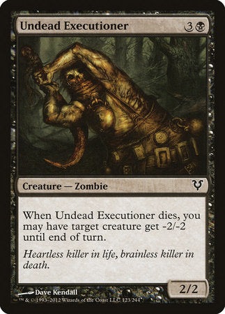 Undead Executioner [Avacyn Restored] | Tabernacle Games