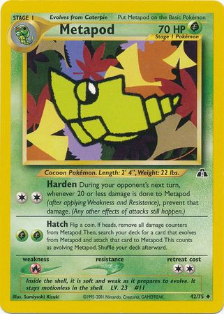 Metapod (42/75) [Neo Discovery Unlimited] | Tabernacle Games