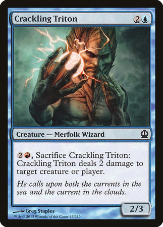 Crackling Triton [Theros] | Tabernacle Games