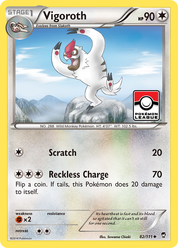 Vigoroth (82/111) [XY: Furious Fists] | Tabernacle Games