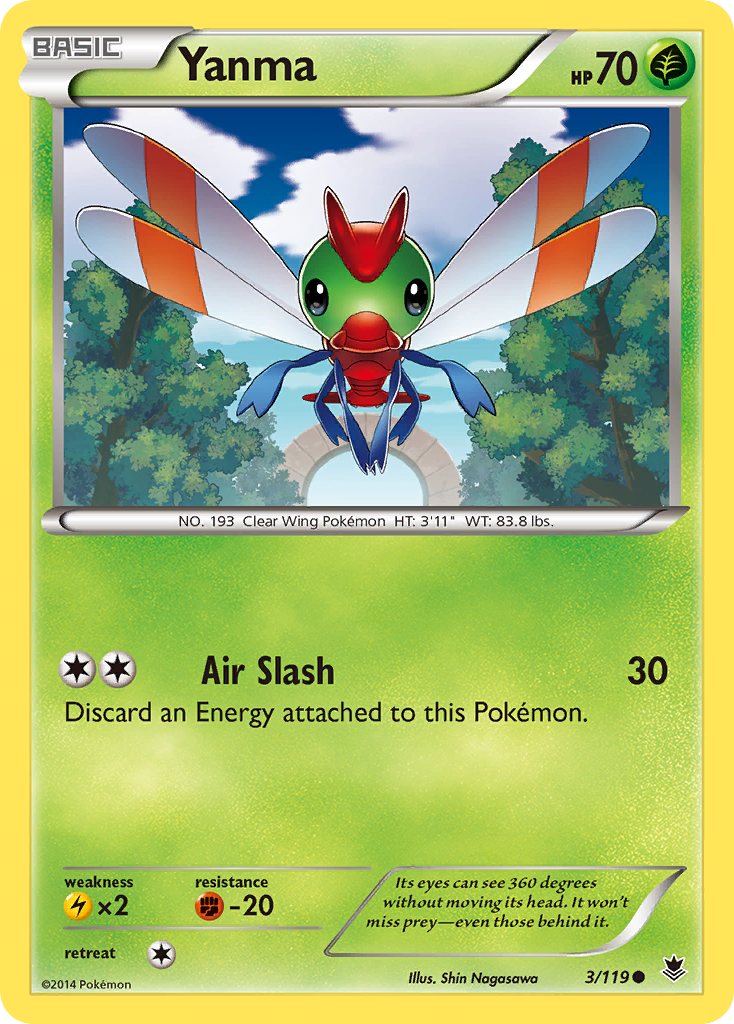 Yanma (3/119) [XY: Phantom Forces] | Tabernacle Games