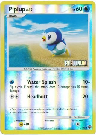 Piplup (71/100) [Burger King Promos: 2009 Collection] | Tabernacle Games
