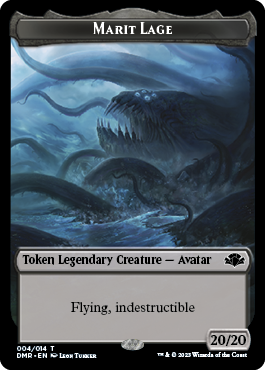 Insect // Marit Lage Double-Sided Token [Dominaria Remastered Tokens] | Tabernacle Games
