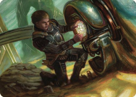 Urza, Powerstone Prodigy Art Card [The Brothers' War Art Series] | Tabernacle Games