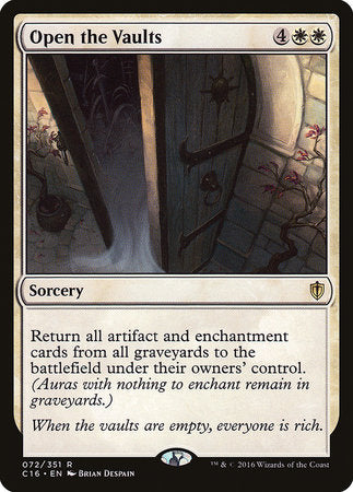 Open the Vaults [Commander 2016] | Tabernacle Games