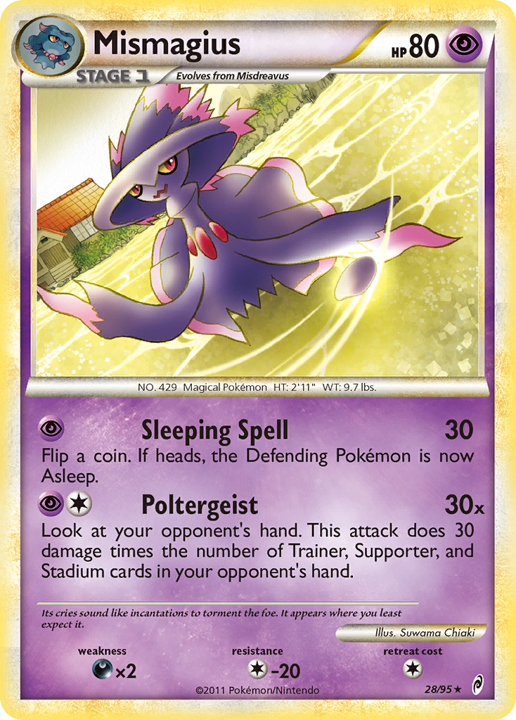 Mismagius (28/95) [HeartGold & SoulSilver: Call of Legends] | Tabernacle Games