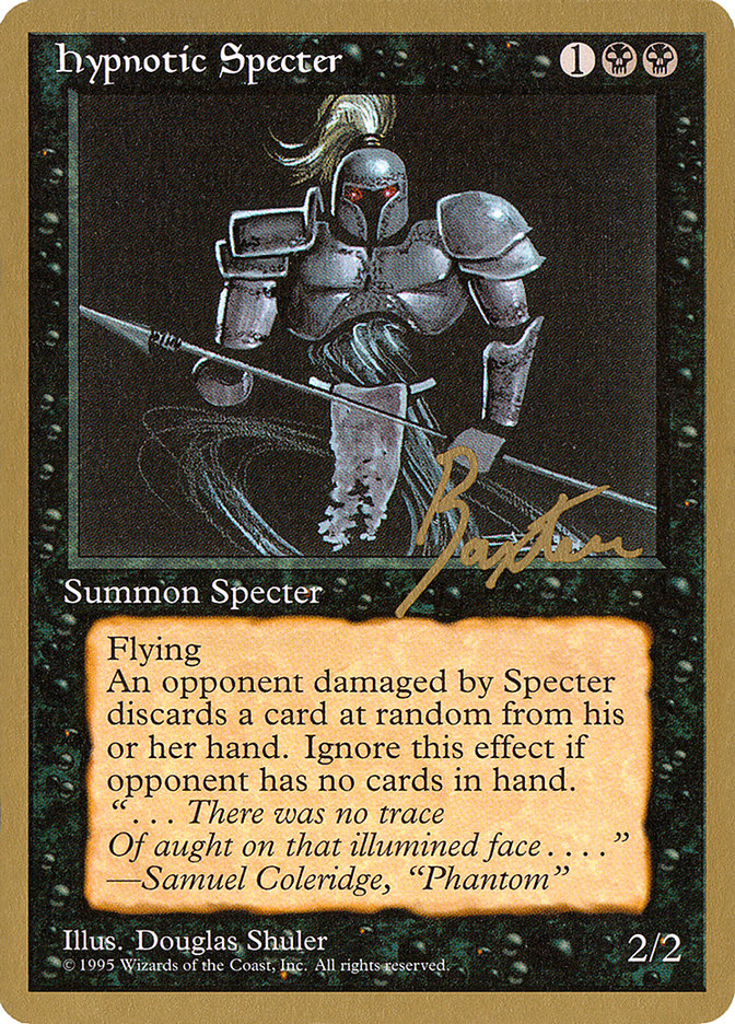 Hypnotic Specter (George Baxter) [Pro Tour Collector Set] | Tabernacle Games