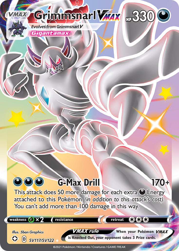Grimmsnarl VMAX (SV117/SV122) [Sword & Shield: Shining Fates] | Tabernacle Games