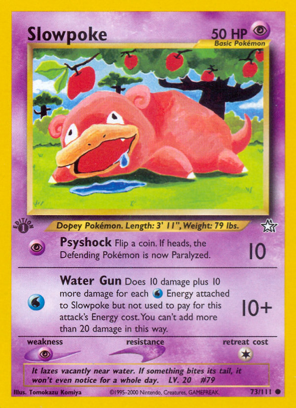 Slowpoke (73/111) [Neo Genesis 1st Edition] | Tabernacle Games