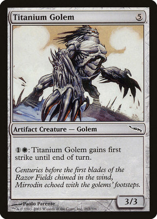 Titanium Golem [Mirrodin] | Tabernacle Games