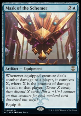 Mask of the Schemer (Promo Pack) [Streets of New Capenna Commander Promos] | Tabernacle Games