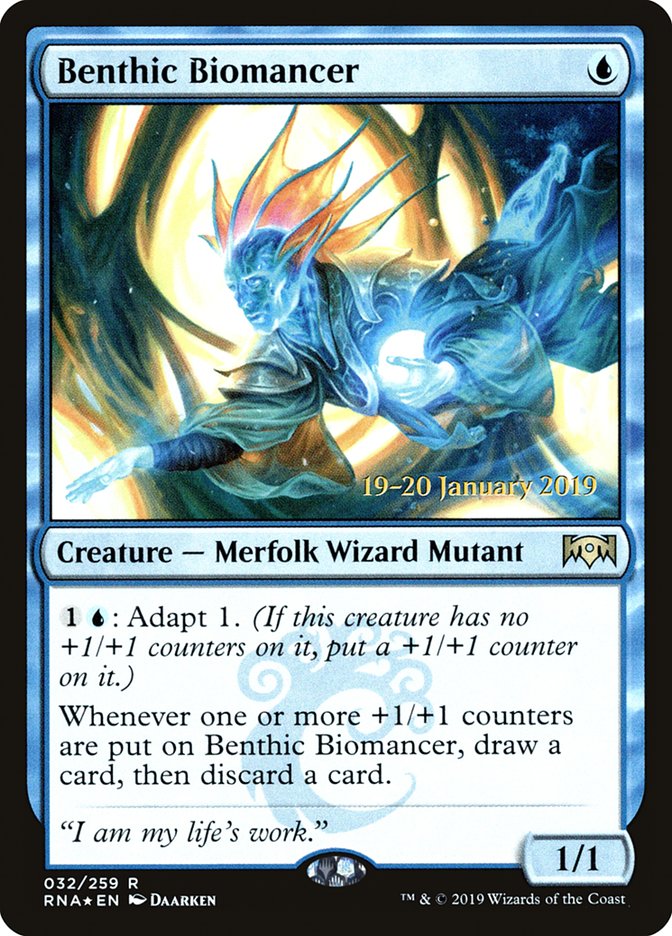 Benthic Biomancer [Ravnica Allegiance Prerelease Promos] | Tabernacle Games