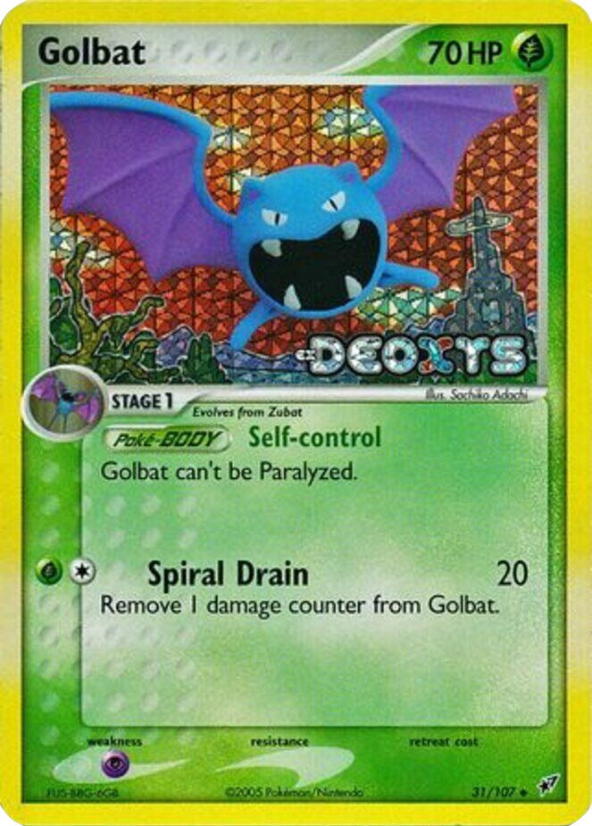 Golbat (31/107) (Stamped) [EX: Deoxys] | Tabernacle Games