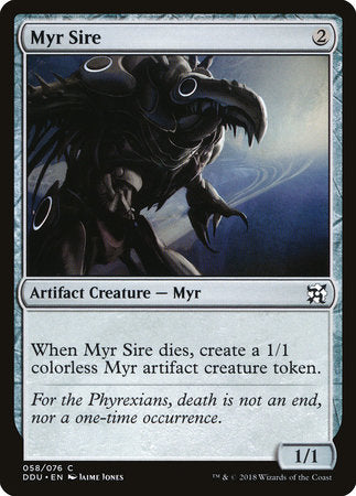 Myr Sire [Duel Decks: Elves vs. Inventors] | Tabernacle Games