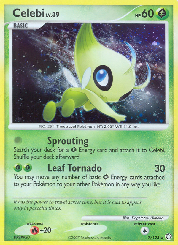 Celebi (7/123) [Diamond & Pearl: Mysterious Treasures] | Tabernacle Games