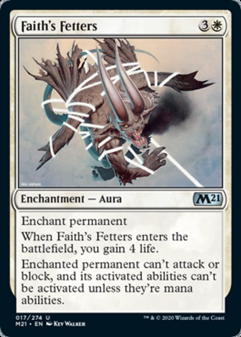 Faith's Fetters [Core Set 2021] | Tabernacle Games