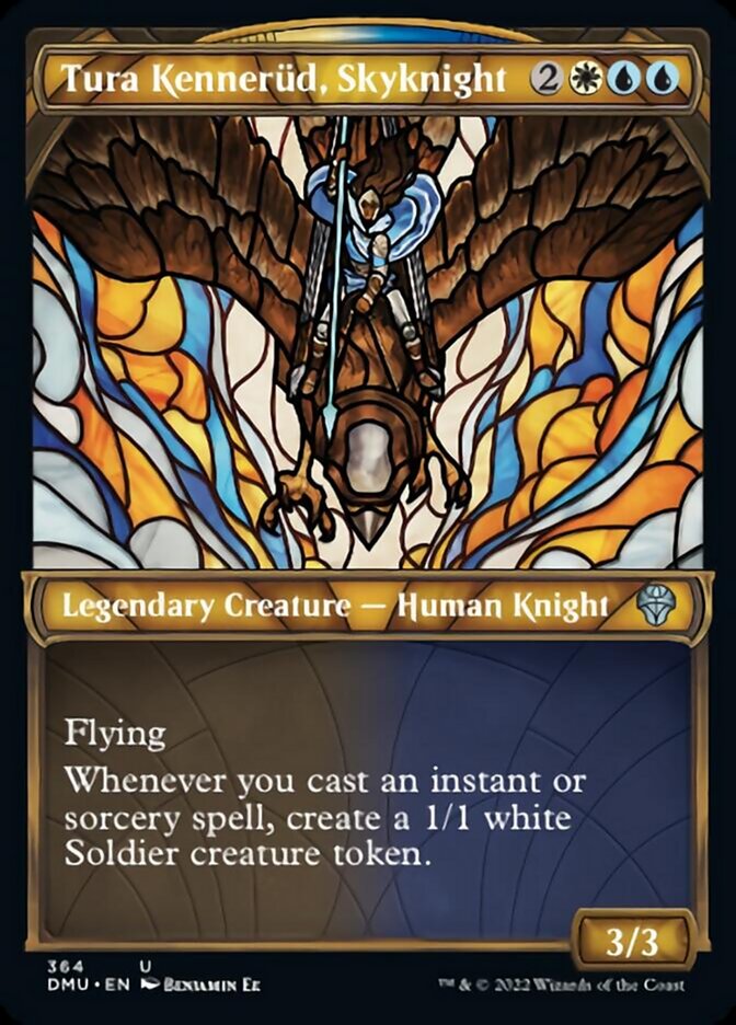 Tura Kennerud, Skyknight (Showcase Textured) [Dominaria United] | Tabernacle Games