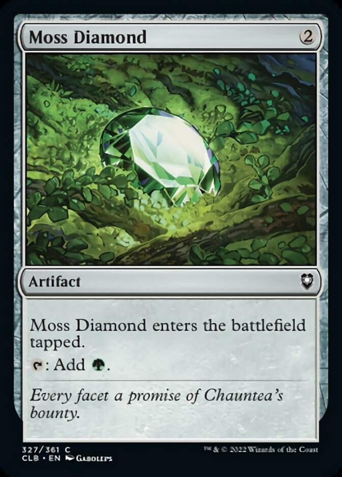 Moss Diamond [Commander Legends: Battle for Baldur's Gate] | Tabernacle Games