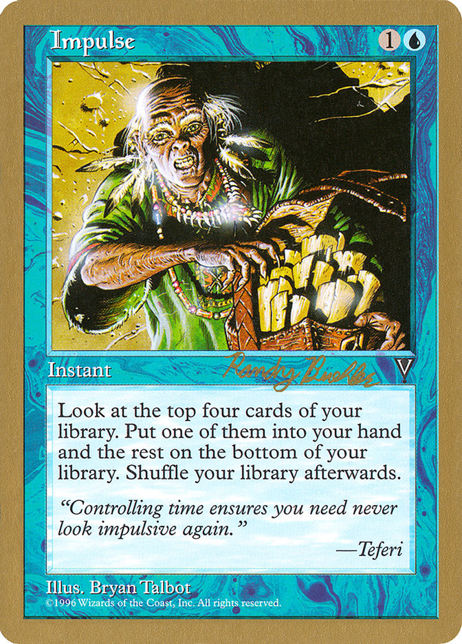 Impulse (Randy Buehler) [World Championship Decks 1998] | Tabernacle Games