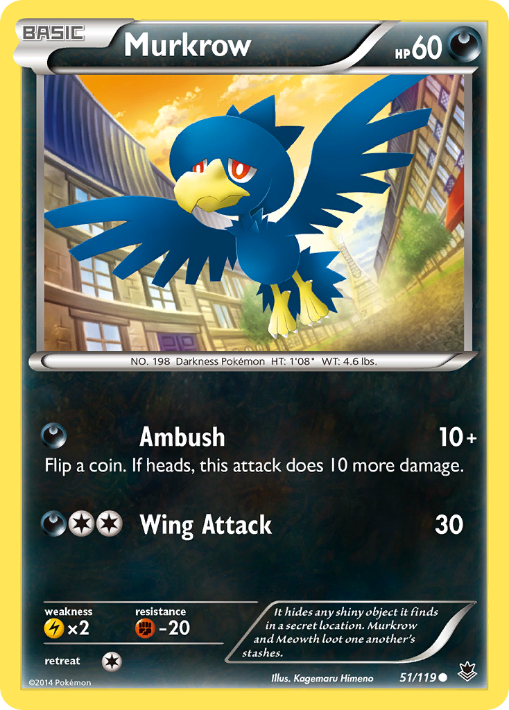 Murkrow (51/119) [XY: Phantom Forces] | Tabernacle Games