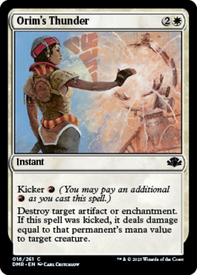 Orim's Thunder [Dominaria Remastered] | Tabernacle Games