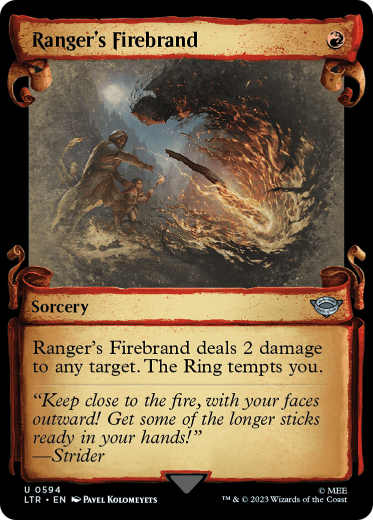 Ranger's Firebrand [The Lord of the Rings: Tales of Middle-Earth Showcase Scrolls] | Tabernacle Games