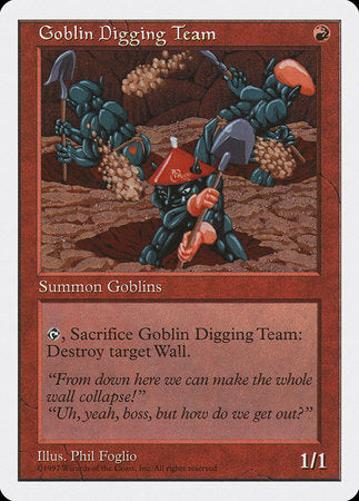 Goblin Digging Team [Fifth Edition] | Tabernacle Games