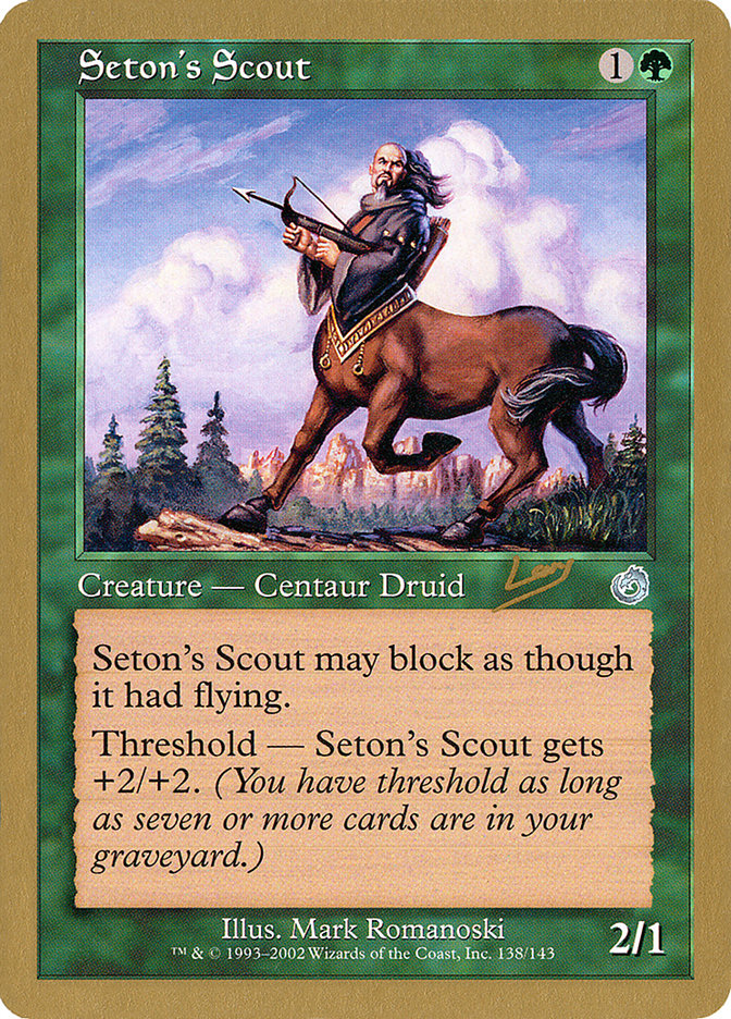 Seton's Scout (Raphael Levy) [World Championship Decks 2002] | Tabernacle Games