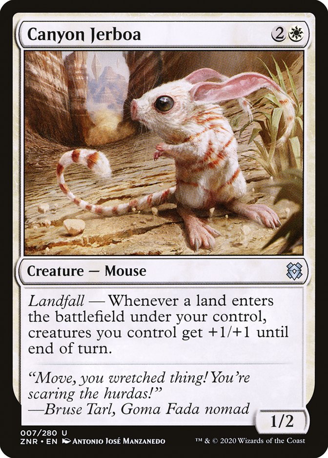 Canyon Jerboa [Zendikar Rising] | Tabernacle Games