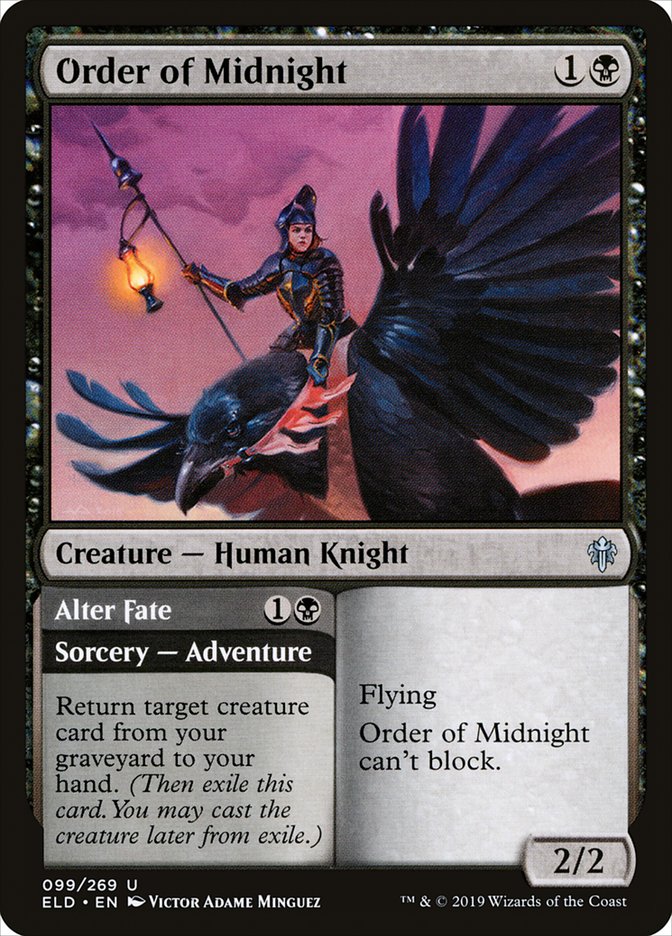 Order of Midnight // Alter Fate [Throne of Eldraine] | Tabernacle Games