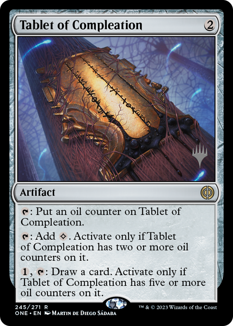Tablet of Compleation (Promo Pack) [Phyrexia: All Will Be One Promos] | Tabernacle Games