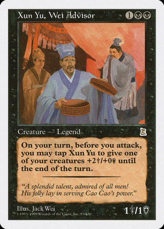 Xun Yu, Wei Advisor [Portal Three Kingdoms] | Tabernacle Games