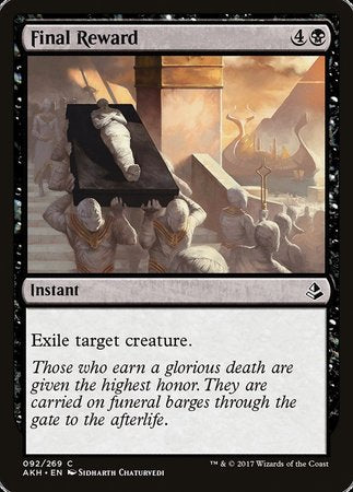 Final Reward [Amonkhet] | Tabernacle Games