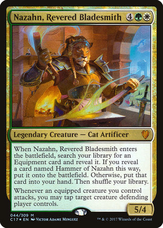 Nazahn, Revered Bladesmith [Commander 2017] | Tabernacle Games