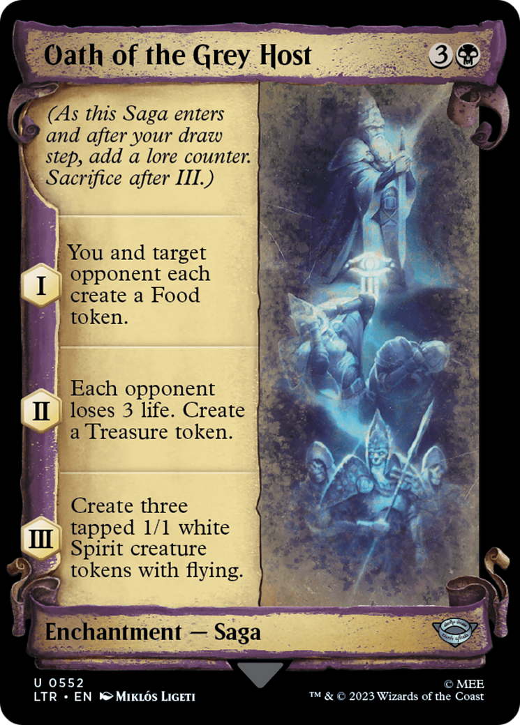 Oath of the Grey Host [The Lord of the Rings: Tales of Middle-Earth Showcase Scrolls] | Tabernacle Games