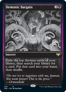 Demonic Bargain [Innistrad: Double Feature] | Tabernacle Games