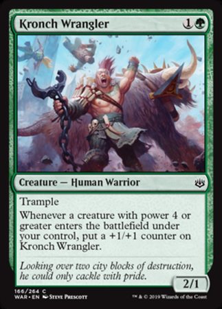 Kronch Wrangler [War of the Spark] | Tabernacle Games