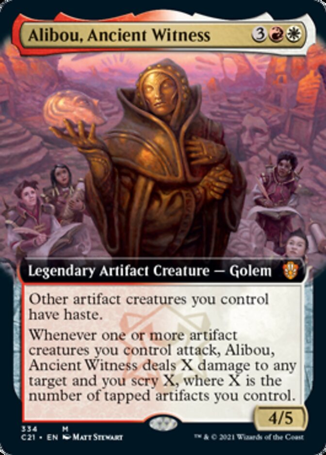 Alibou, Ancient Witness (Extended) [Commander 2021] | Tabernacle Games