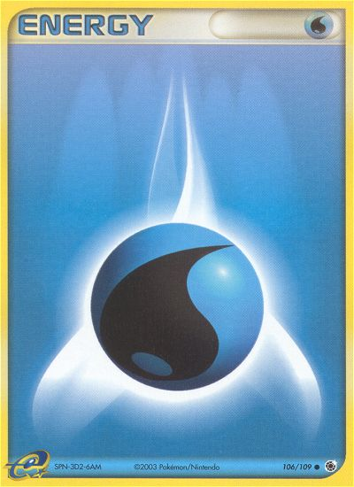 Water Energy (106/109) [EX: Ruby & Sapphire] | Tabernacle Games