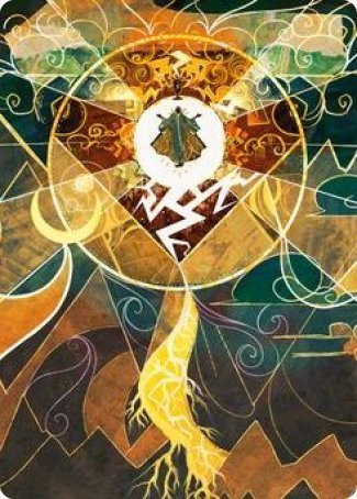 Lightning Bolt Art Card [Strixhaven: School of Mages Art Series] | Tabernacle Games