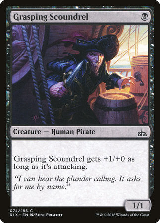 Grasping Scoundrel [Rivals of Ixalan] | Tabernacle Games