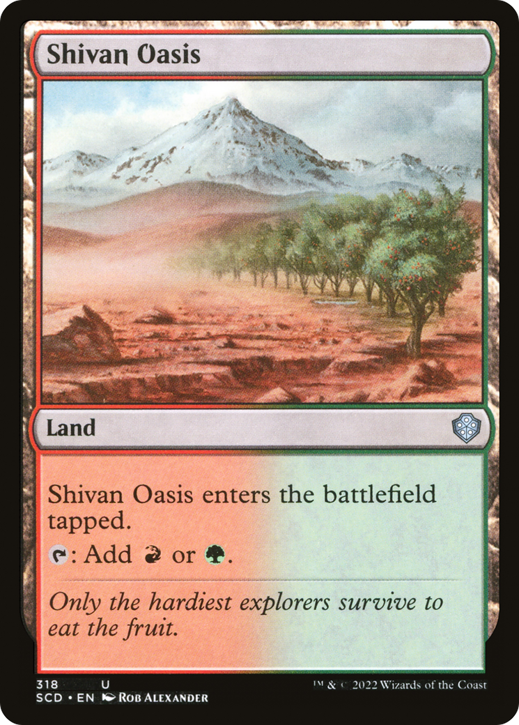 Shivan Oasis [Starter Commander Decks] | Tabernacle Games