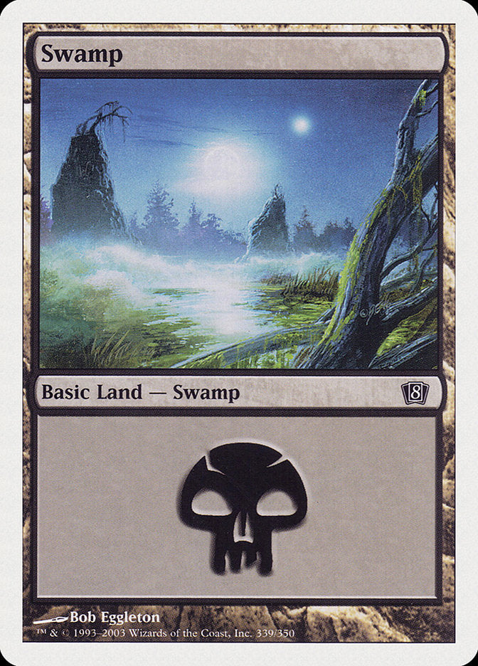 Swamp (339) [Eighth Edition] | Tabernacle Games