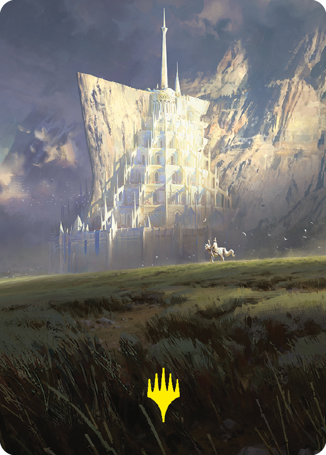 Minas Tirith Art Card (Gold-Stamped Signature) [The Lord of the Rings: Tales of Middle-earth Art Series] | Tabernacle Games