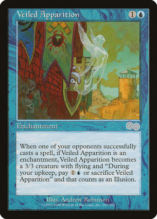 Veiled Apparition [Urza's Saga] | Tabernacle Games