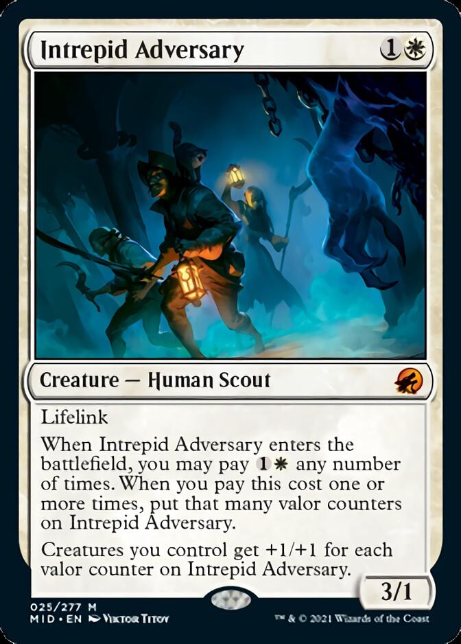 Intrepid Adversary [Innistrad: Midnight Hunt] | Tabernacle Games