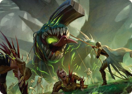 Noxious Assault Art Card [Phyrexia: All Will Be One Art Series] | Tabernacle Games