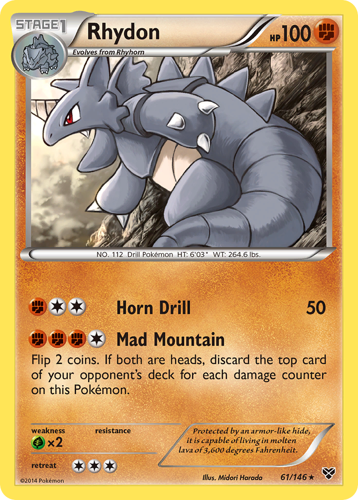 Rhydon (61/146) [XY: Base Set] | Tabernacle Games